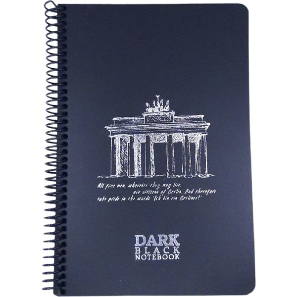 Gıpta Dark Black Notebook Çizgisiz Defter Berlin Defter Fiyatı