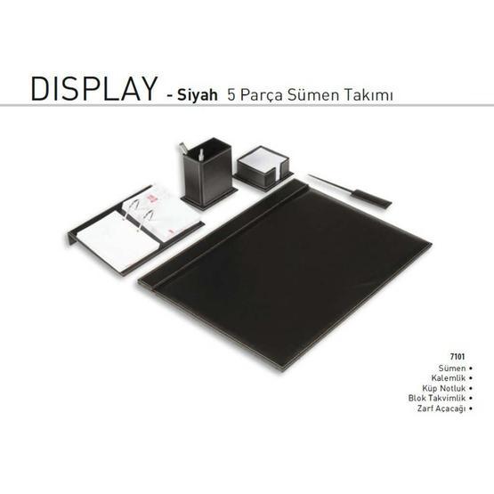 Gıpta Display 7100 Siyah 5 Parça Sümen Takımı Sümen Takımı Fiyatı