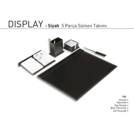Gıpta Display 7100 Siyah 5 Parça Sümen Takımı