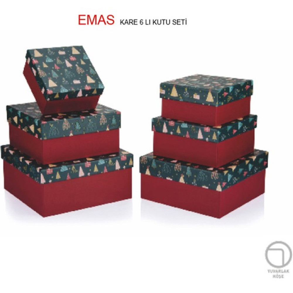 Gıpta Emas Kare 6'lı Hediye Kutusu Set 4-BX96740-2161 Oto Boyaları Fiyatı