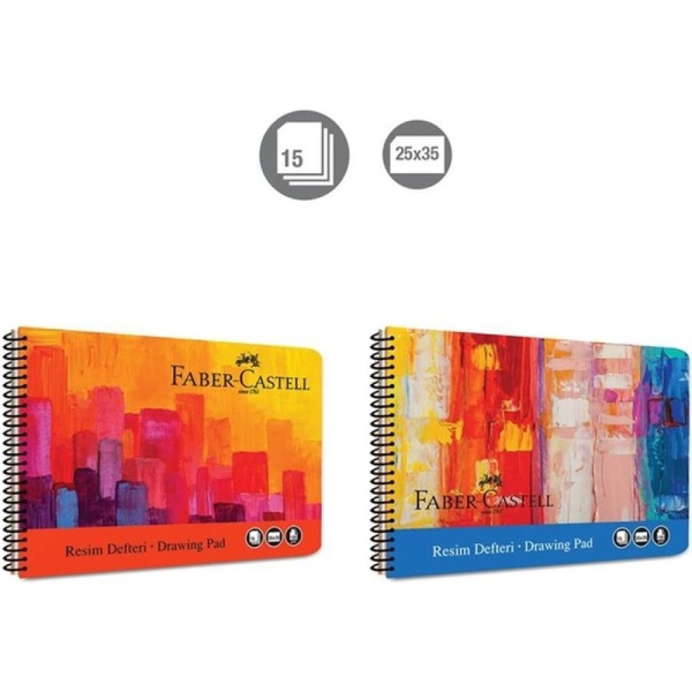 Gıpta Faber Castell Resim Defteri 25 x 35 cm Art Karton Kapak 30 Yaprak Resim Defteri Fiyatı