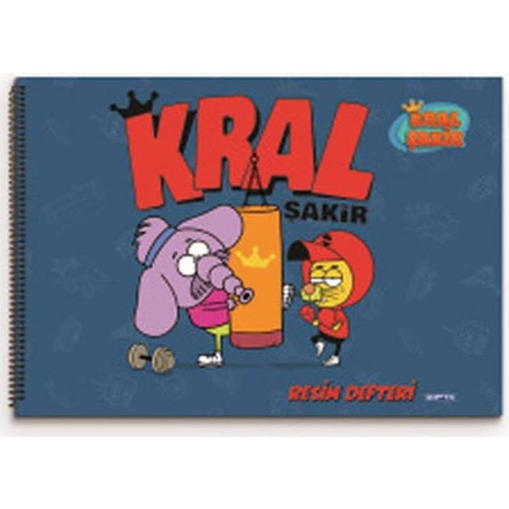 Gıpta Kral Şakir 25 x 35 Spiralli Resim Defteri 15 Yaprak Resim Defteri Fiyatı