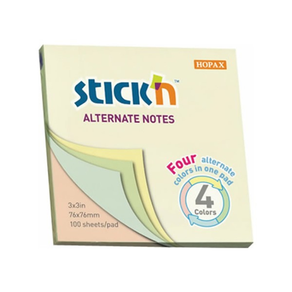 Gıpta Neon 4 Renk Stickn Yapışkanlı Not Kağıdı 76 x 76 mm Not Defteri & Bloknot Fiyatı