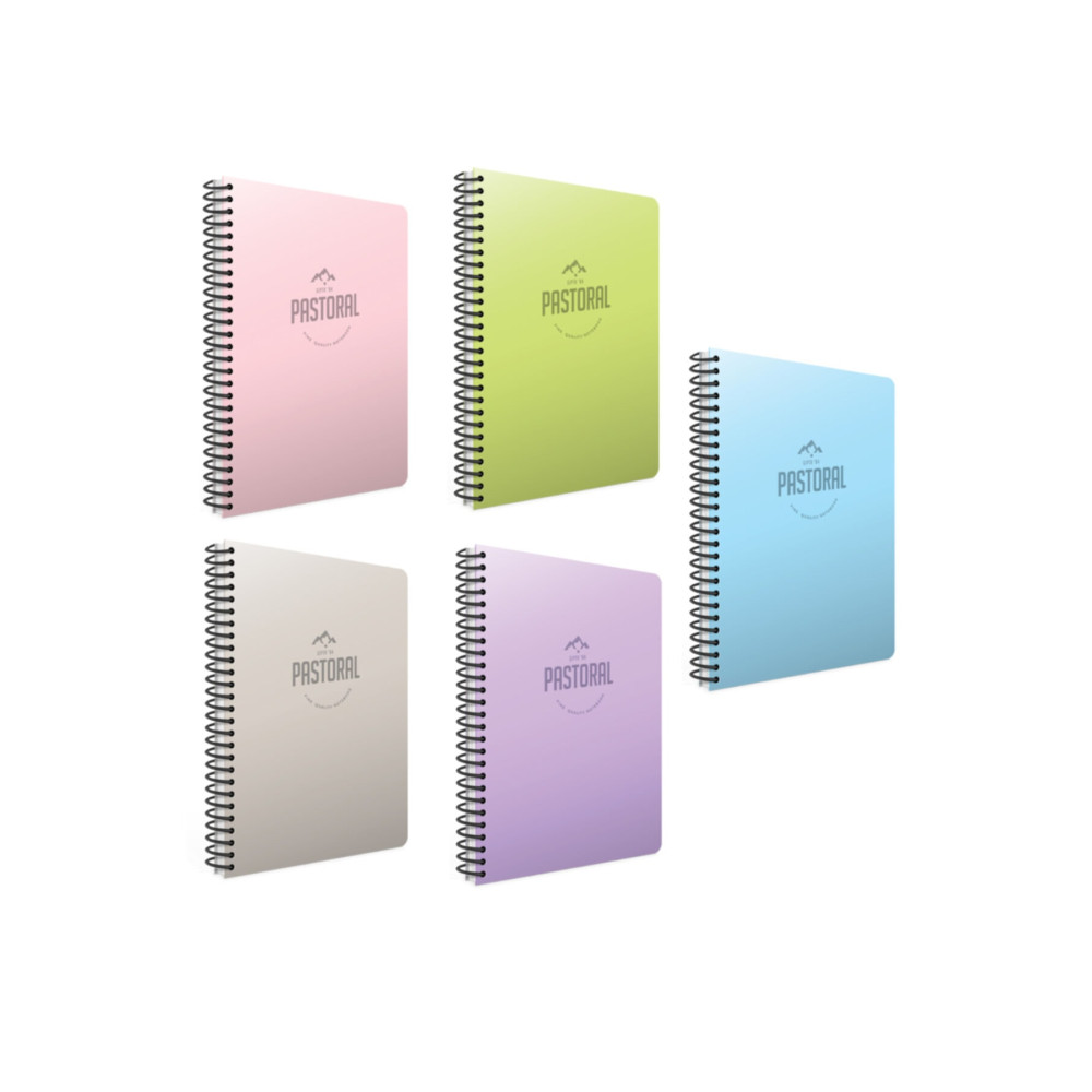 Gıpta Pastoral Spiralli 96 Yaprak Pp Kapak 17x24 cm Defter Çizgili (5 Adet) Defter Fiyatı