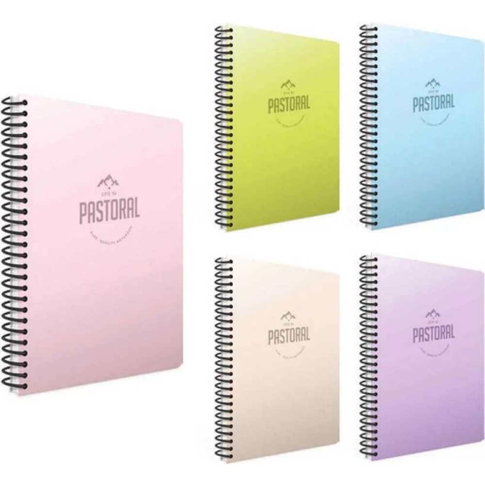 Gıpta Pastoral Spiralli Plastik Kapak Kareli Defter A4 120 Yaprak Defter Fiyatı