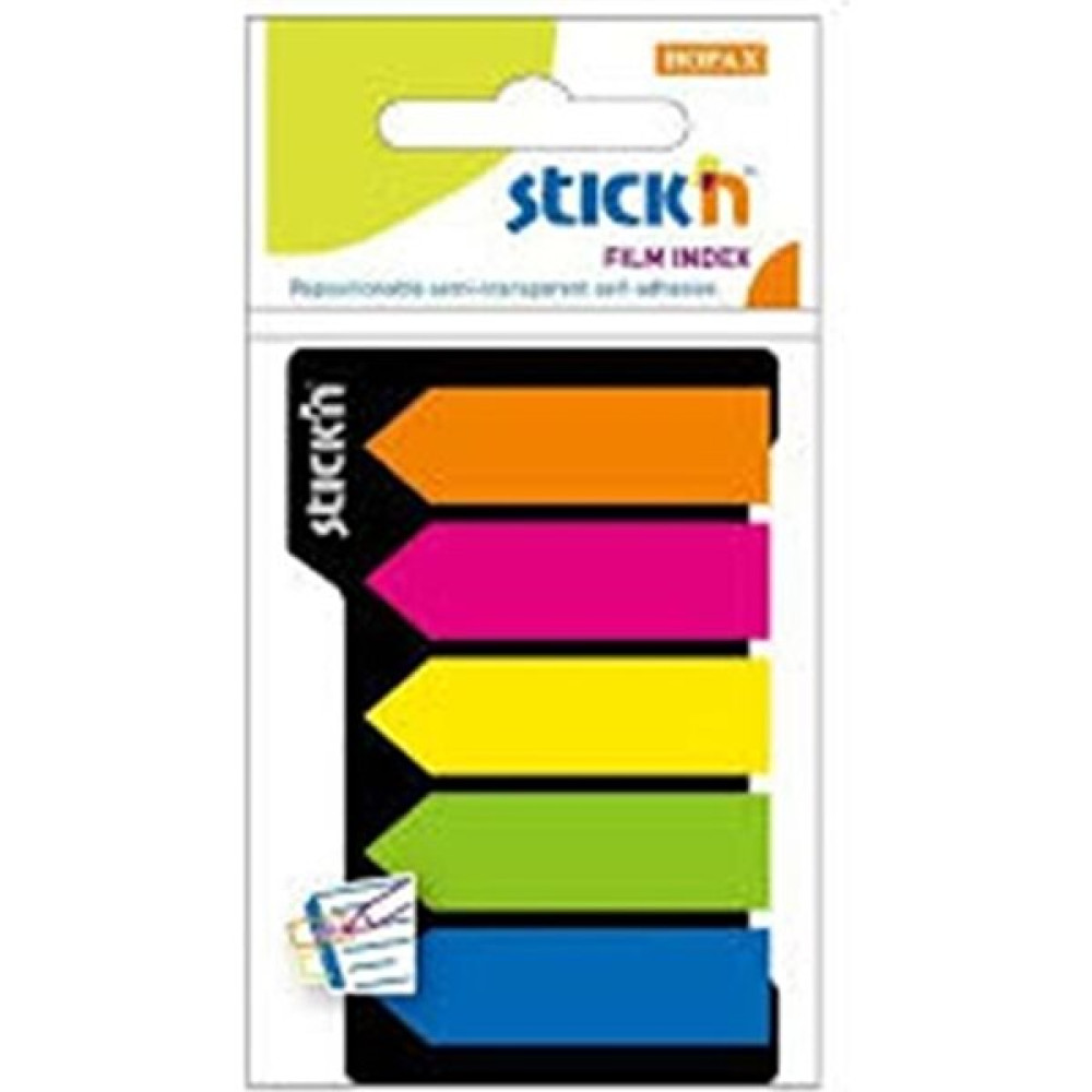 Gıpta Stıckn 45X12 Neon 5 Renk Ok Film Ayraç 25YP - Renkli Not Defteri & Bloknot Fiyatı