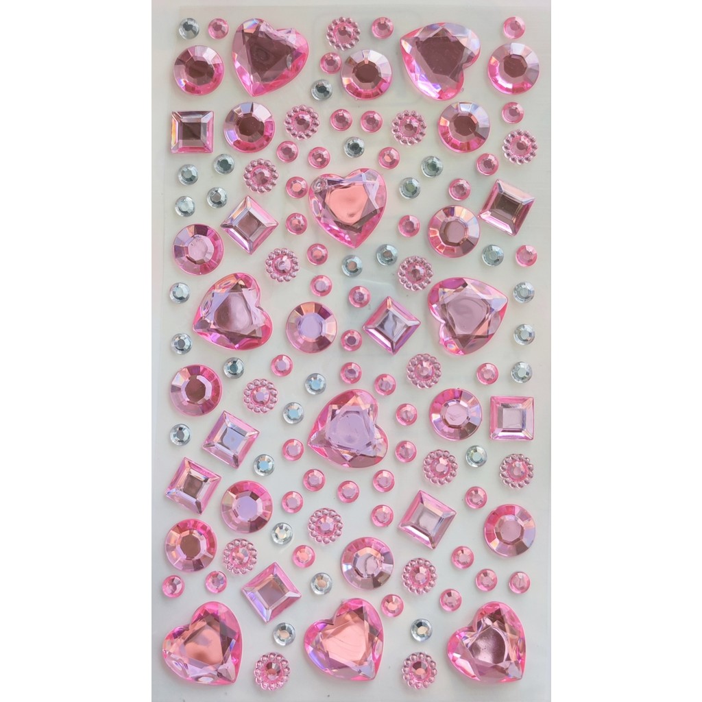 Giraffe Sticker Açık Pembe Kalpler Yapışkanlı Saç , Yüz ve Tırnak Taşı Parlak - Kalpli Motif Diğer Fiyatı