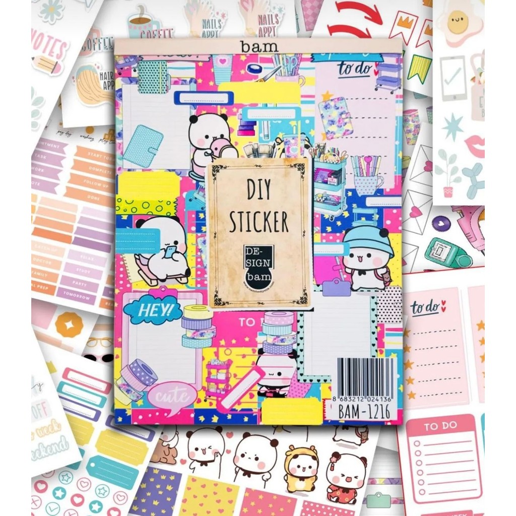Girl Power My Dıy Sticker Book 24 * 17 cm 16 Sayfa Özel Tasarım Rengarenk Sticker Kitabı Diğer Fiyatı