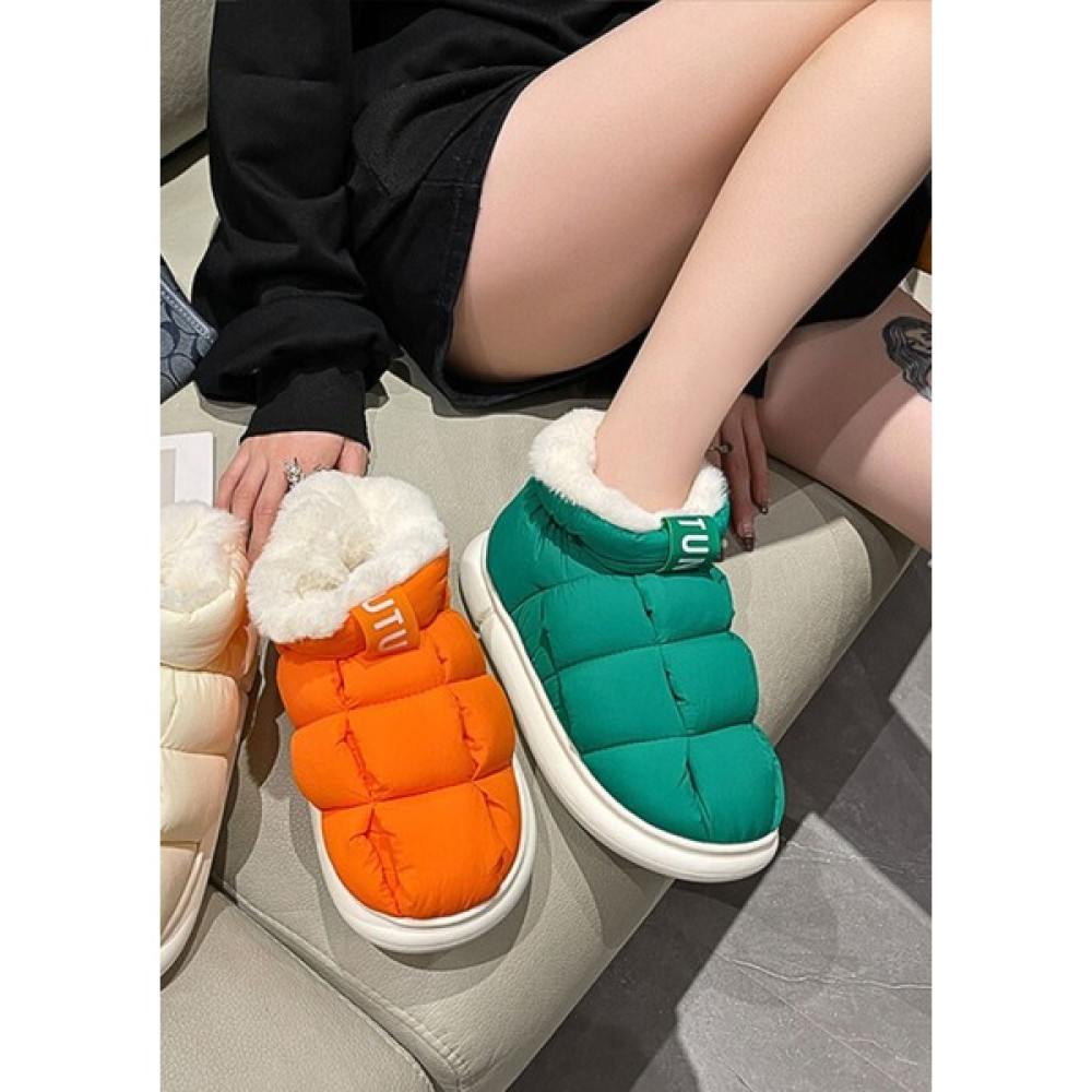 Girlboss Butik Yurtdışı ürünü su geçirmez hafif tabanlı bot yeşil Kadın Botları Fiyatı