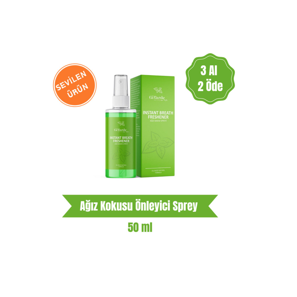 GiVarde Ağız Kokusu Önleyici Sprey (50ML) Ağız Gargara ve Spreyi Fiyatı