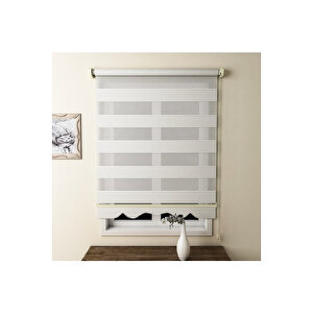 Givayo Stor Pli̇seli̇ Ekru Stor Zebra Perde Etek Di̇li̇mli̇ 140x260 Cm 140x260 cm Stor Perde Fiyatı