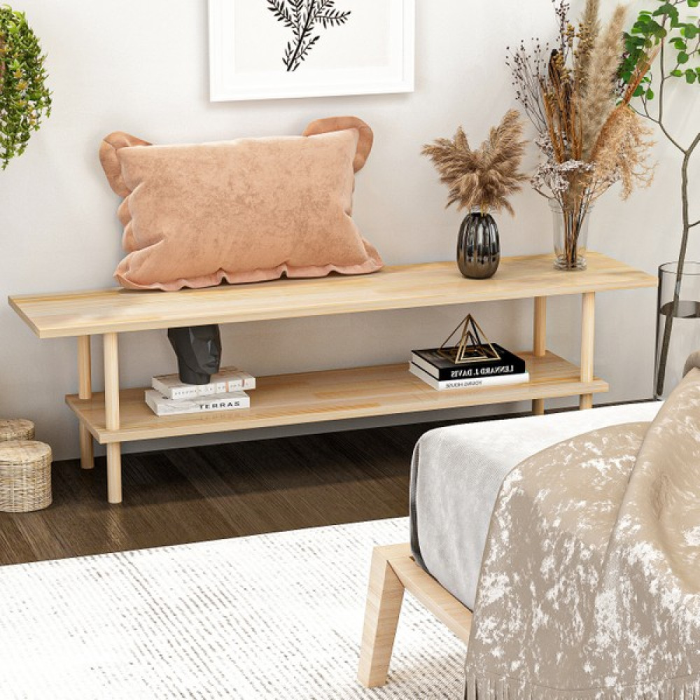 Givayo Wood's Baobab Çok Amaçlı Dekoratif Ahşap Bench Dresuar / Makyaj Masası Fiyatı