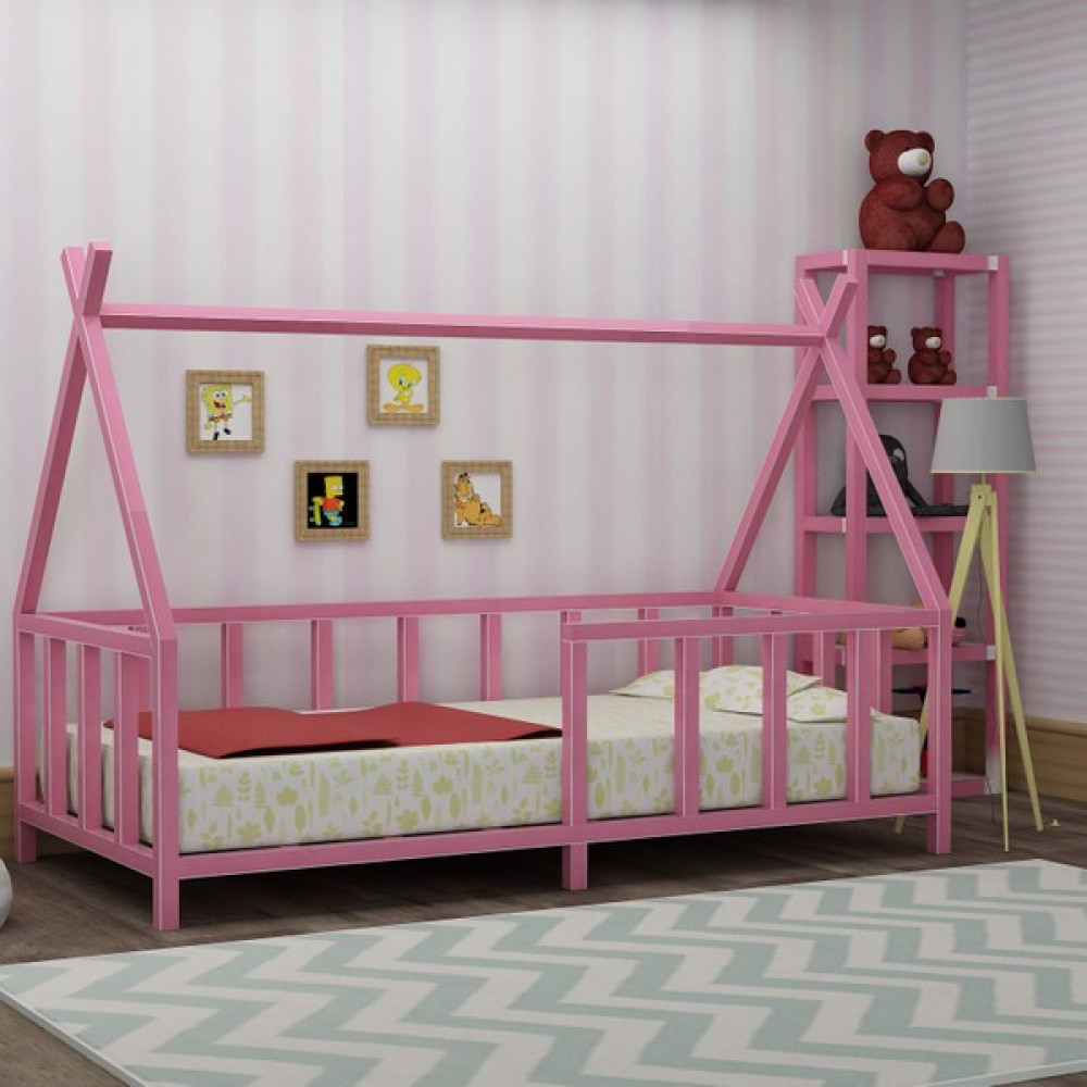 Givayo Wood's Çiğdem Montessori Yatak - 90 x 190 cm - Pembe Karyola Fiyatı