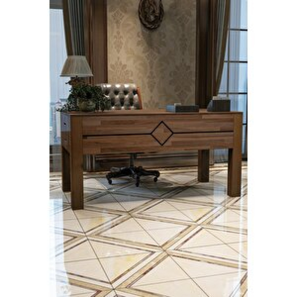 Givayo Wood’s Givayo Wood's Baron Ofis Çalışma Masası Masif Ahşap Bilgisayar Masası Fiyatı
