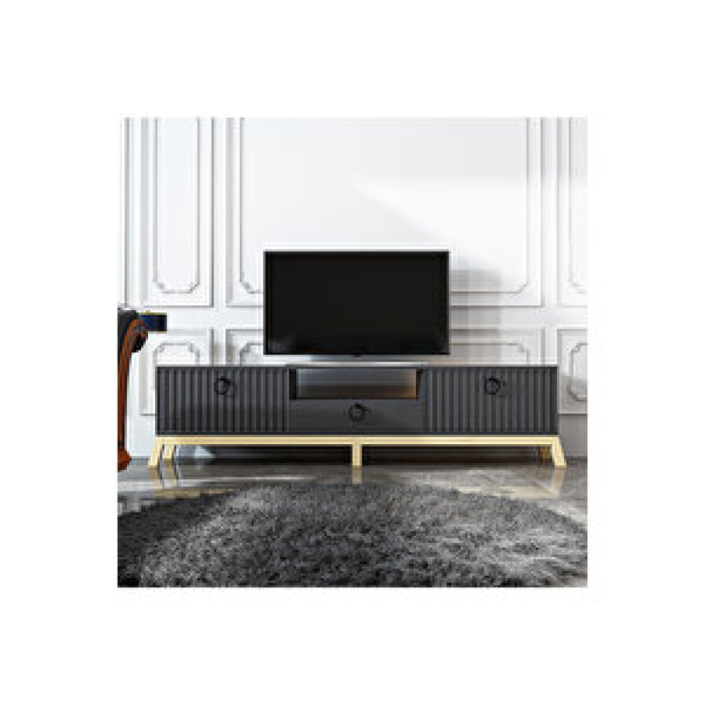 Givayo Wood’s Gi̇vayo Wood's King Tv Üni̇tesi̇ Doğal Ahşap Tv Ünitesi / Sehpası Fiyatı