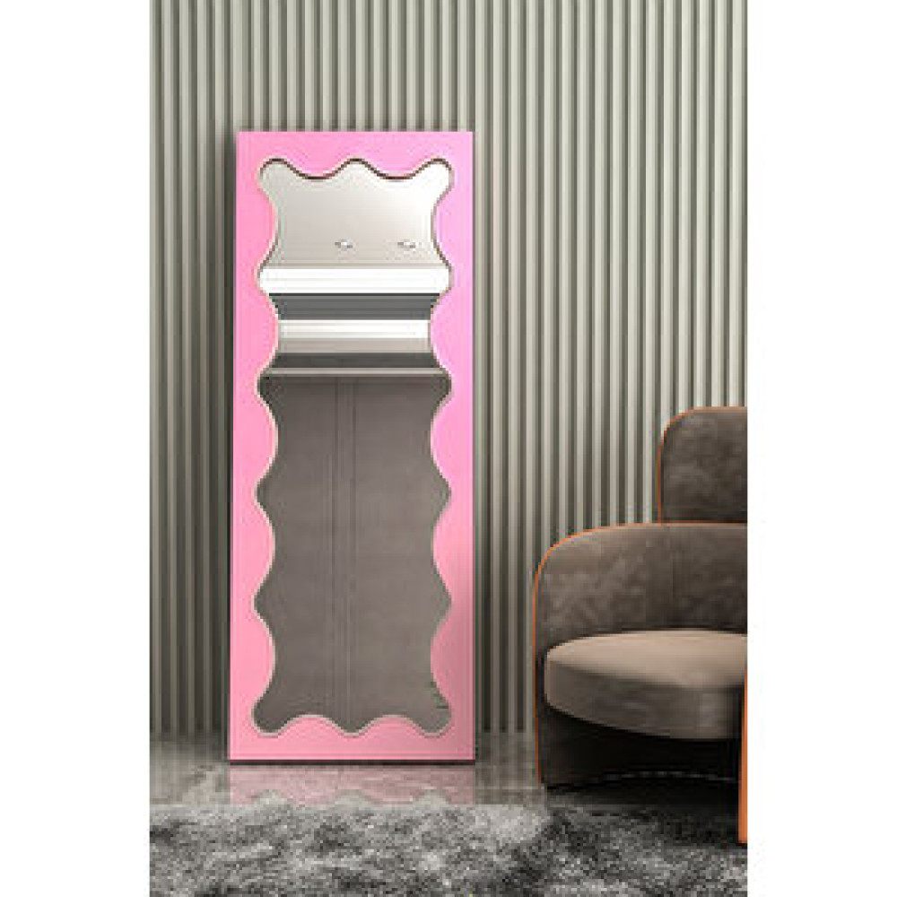 Givayo Wood’s Gi̇vayo Wood's Neon Led Işikli Çerçeveli̇ Pembe Boy Aynasi 160x55 Pembe Ayna Fiyatı