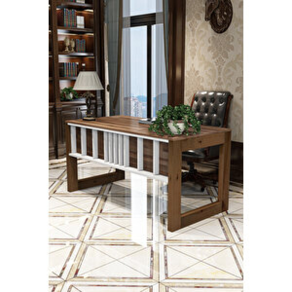 Givayo Wood’s Gi̇vayo Wood's Pri̇me Ofi̇s Masasi Cevi̇z Beyaz Bilgisayar Masası Fiyatı