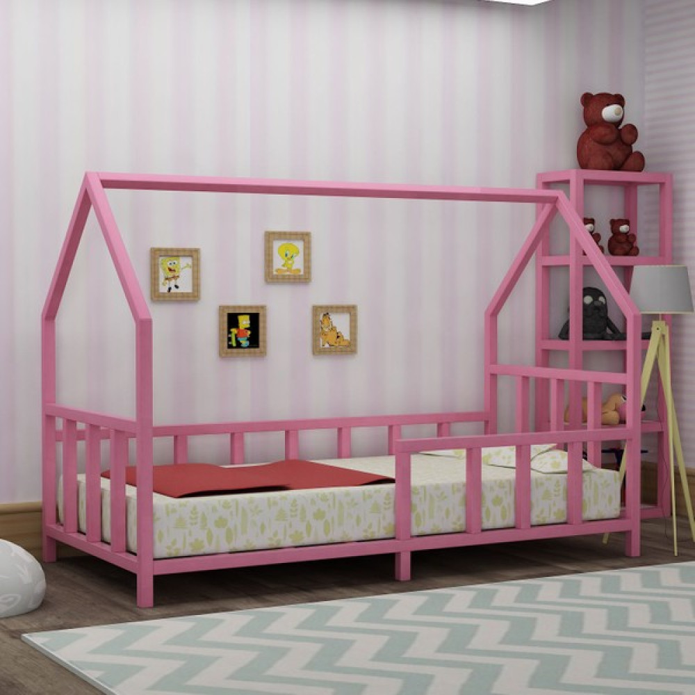 Givayo Wood's Orkide Montessori Yatak - 90 x 190 cm - Pembe Karyola Fiyatı