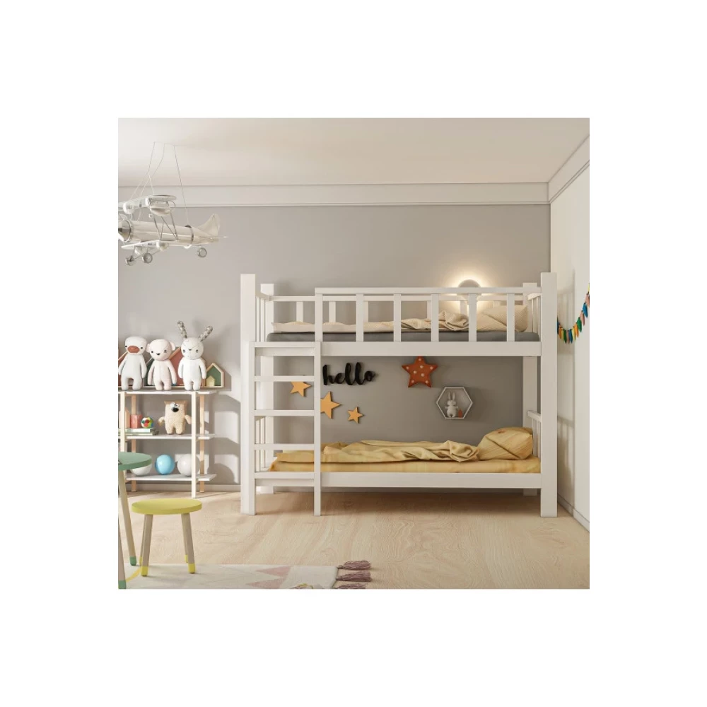Gıvayo Wood'swoody Montessorı Yatak Ranza Dogal Ahsap Beyaz 100*200 Ranza Fiyatı
