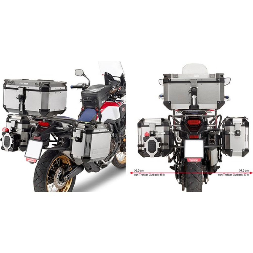 Gıvı Pl1144cam Honda Crf1000 Afrıca Twın (16-17) Yan Çanta Taşıyıcı Motorsiklet Çantaları Fiyatı