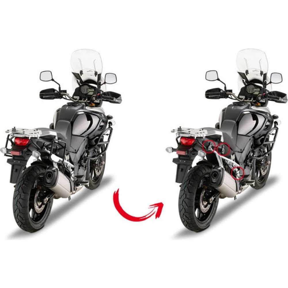 Gıvı Plr3105 Suzukı Dl 1000 V-Strom (14-16) Yan Çanta Taşıyıcı Motorsiklet Çantaları Fiyatı
