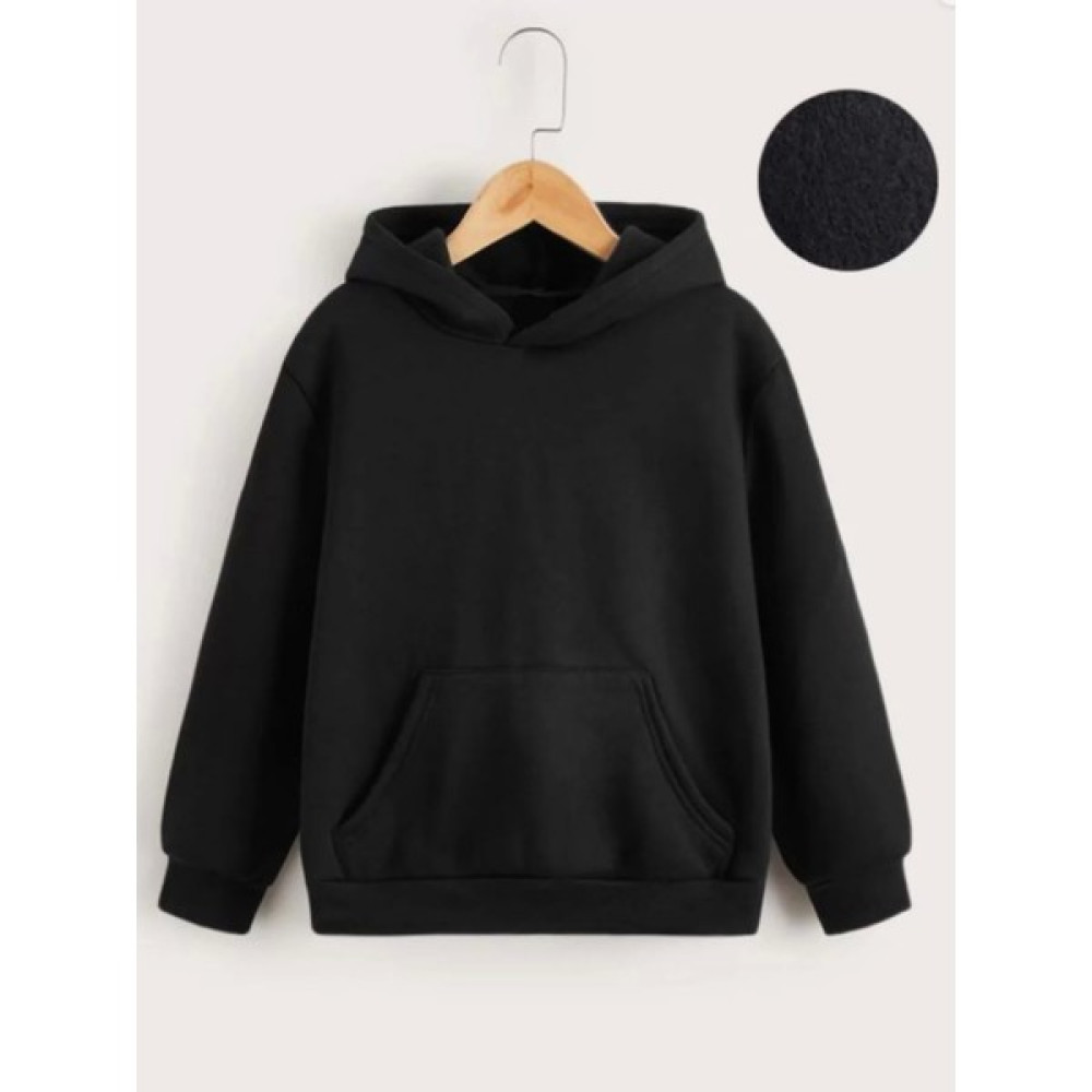 Giyim Center Çocuk Kapüşonlu Düz Sweatshirt - Siyah Kız Çocuk Sweatshirt Fiyatı
