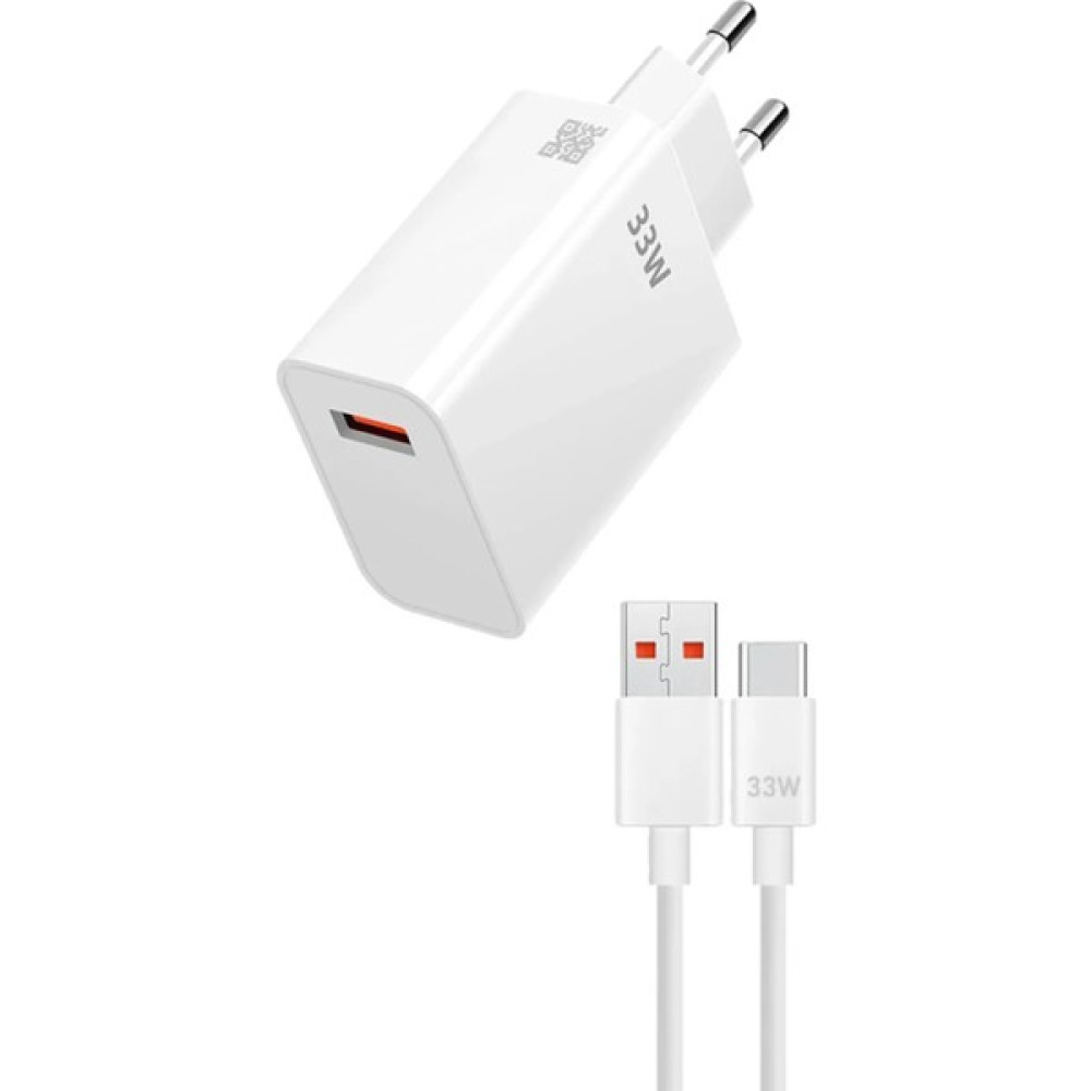 Giyitec Redmi Note 10 Note 10 Pro Note 10S Note 11 Note 11S Uyumlu 33W Süper Hızlı Şarj Aleti Seti USB to Type-C Bilgisayar Çevirici ve Adaptörü Fiyatı