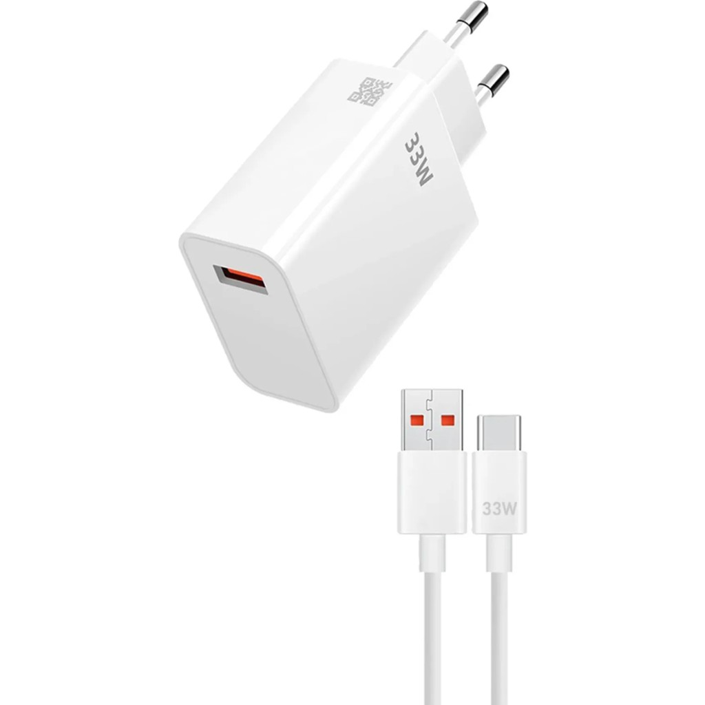 Giyitec Redmi Note 10 Note 10 Pro Note 10S Note 11 Note 11S Uyumlu 33W Süper Hızlı Şarj Aleti Seti USB to Type-C Bilgisayar Çevirici ve Adaptörü Fiyatı