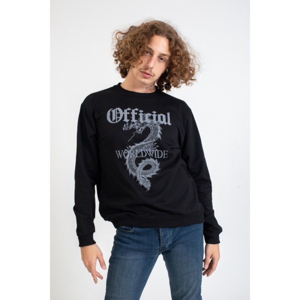 Giysa Siyah Erkek Offical Sweatshirt Erkek Sweatshirt Fiyatı