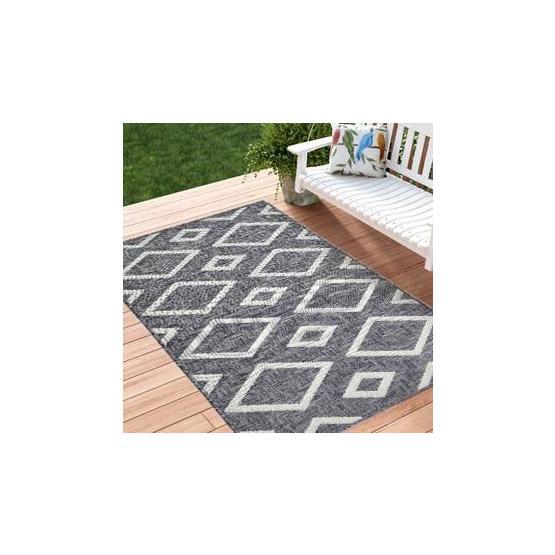 Giz Home 1521 HJ8-E 80x140 cm Gri Kilim