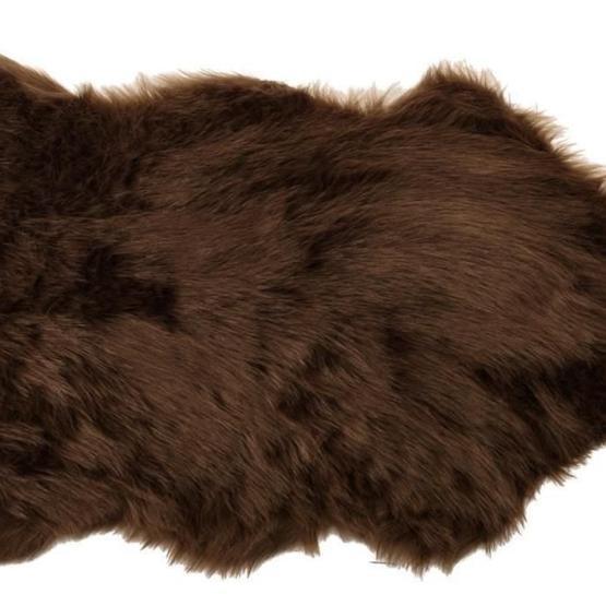 Giz Home GIZHOMEALASKAKIRCILLIKAHVE_3 Alaska Peluş Post Kırçıllı Kahve 60x90 cm Halı