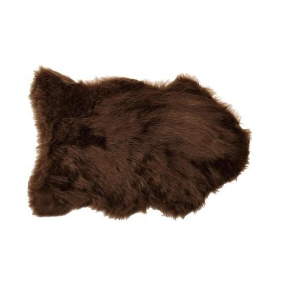 Giz Home GIZHOMEALASKAKIRCILLIKAHVE_3 Alaska Peluş Post Kırçıllı Kahve 60x90 cm Halı