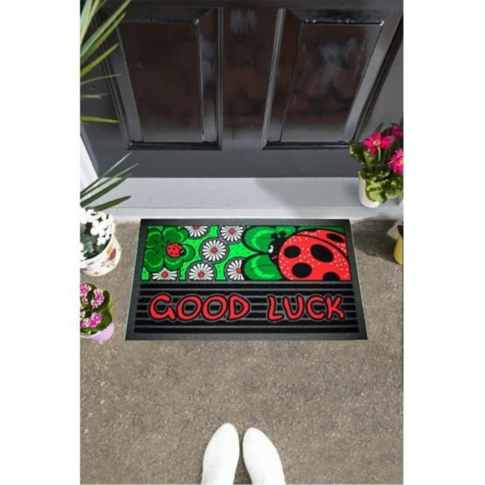 Giz Home Good Luck 40X68 Cm İtalyan Format Kapı Paspası (103IF00GL1911) Oto, Bahçe, Yapı Market Fiyatı