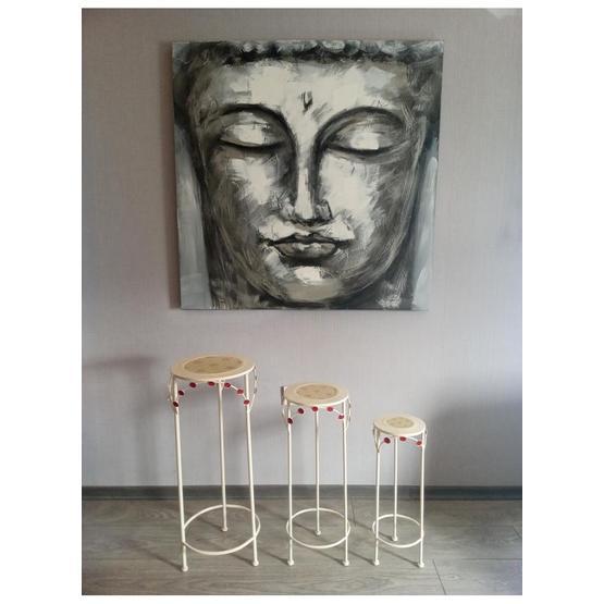 Giz Home Metal 3'lü Zigon Sehpa