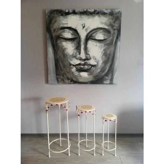 Giz Home Metal 3'lü Zigon Sehpa