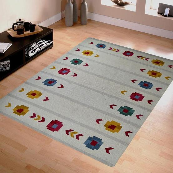 Giz Home Ml13 160x230 cm Kırmızı Etnik Desen Molly Çift Taraflı Kilim Kilim Fiyatı