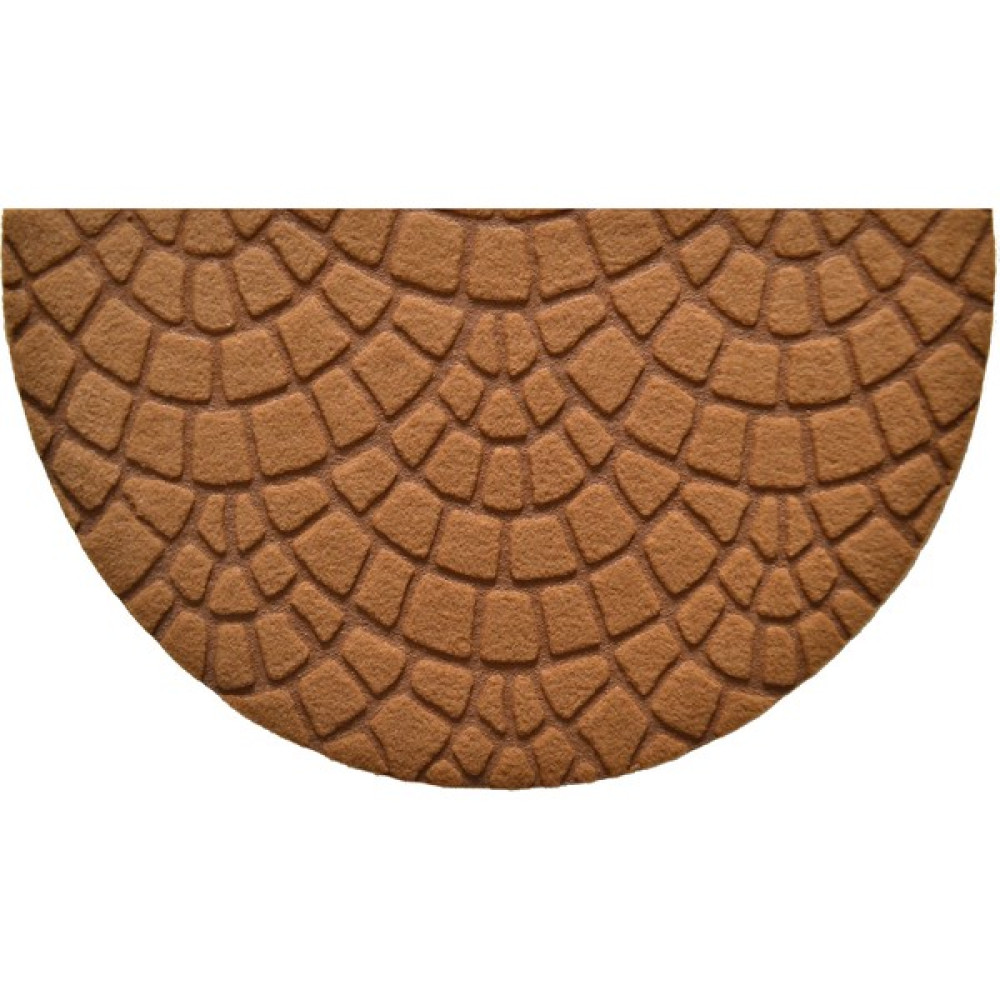 Giz Home Parga Yarımay Kapı Önü Paspası - Kahve Mozaik - 40X75 cm - 40 x 75 cm - Kahverengi Paspas Fiyatı