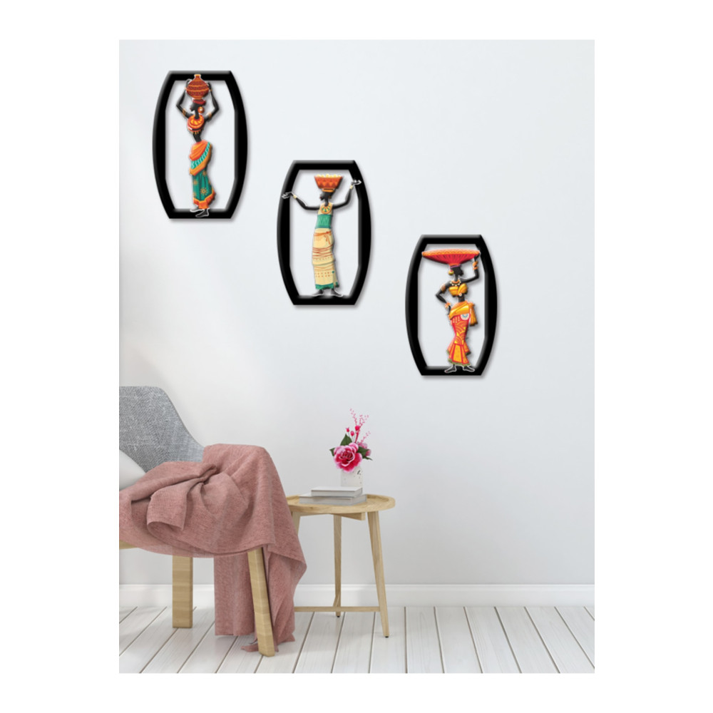 GİZEM SHOP Etnik Kıyafetli Afrikalı Kadınlar Uv Baskı Duvar Dekorasyonu Modern 30 x 72 Beden Ev & Dekorasyon Aksesuarları Fiyatı