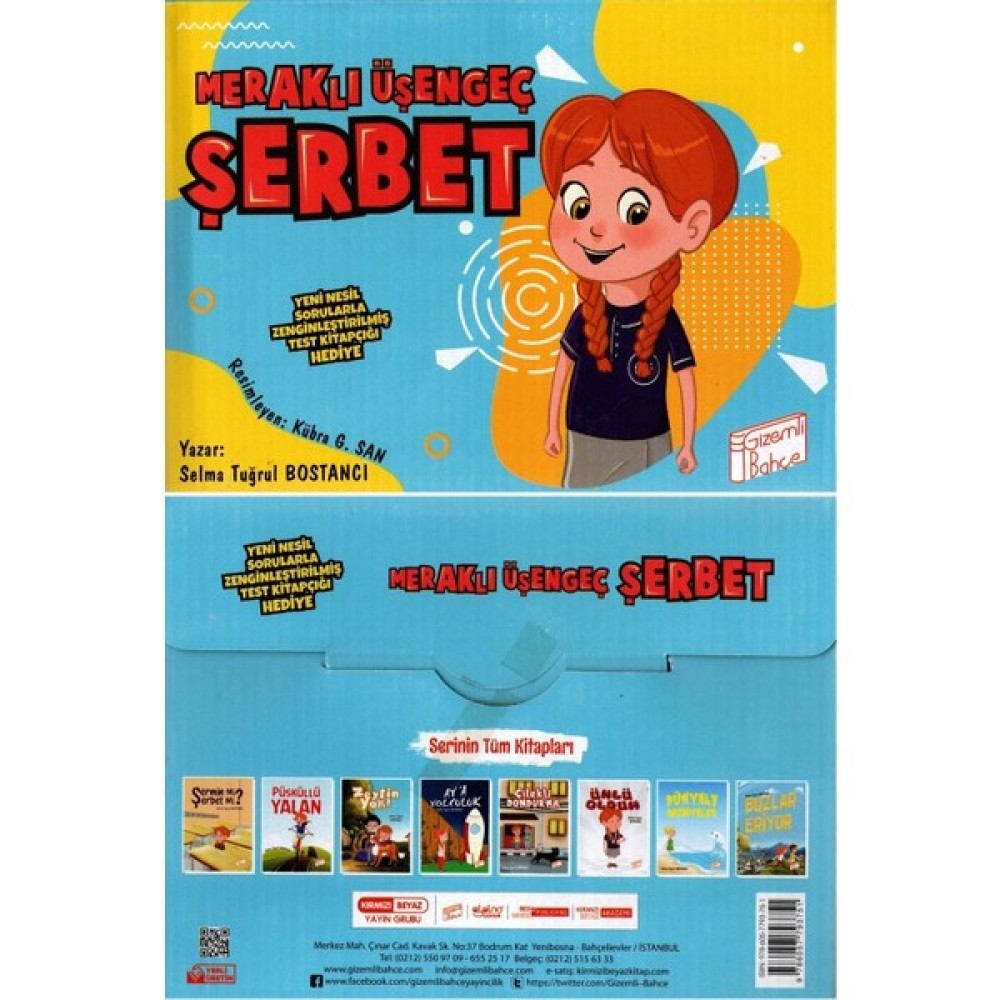 Gizemli Bahçe Yayınları 2. Ve 3.Sınıf Hikaye Kitabı Meraklı Üşengeç Şerbet 8 Kitap Gizemli Bahçe Çocuk Masal Fiyatı