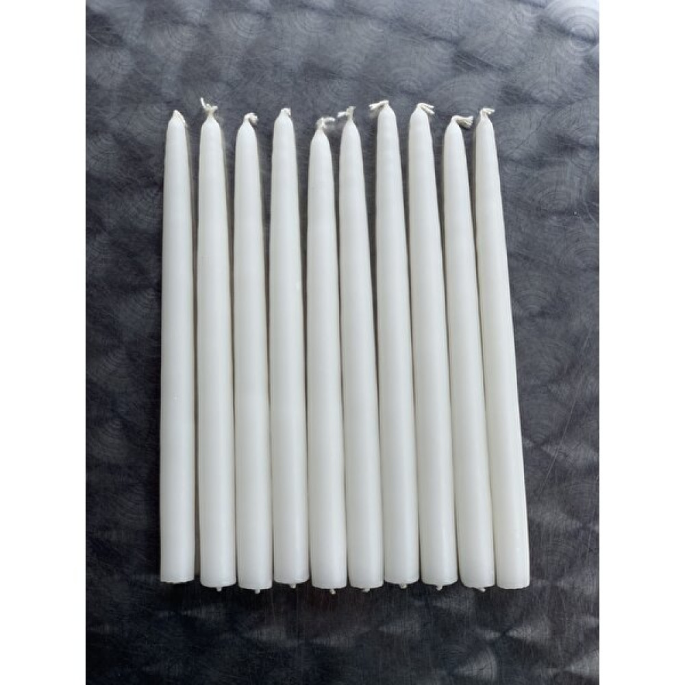 Gizemli Home 10 Lu Set Beyaz Şamdan Mumu - 10 Adet Dekoratif Mum Fiyatı