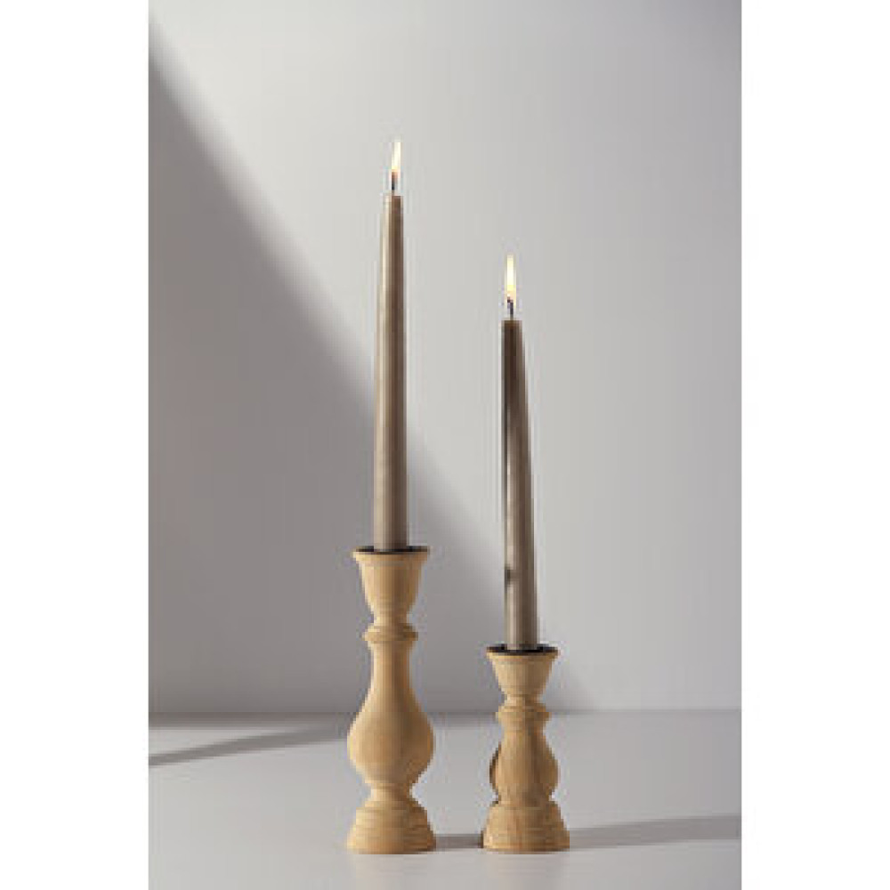Gizemli Home Natural Wooden Twist 2 Li Şamdan Seti Mumluk Fiyatı