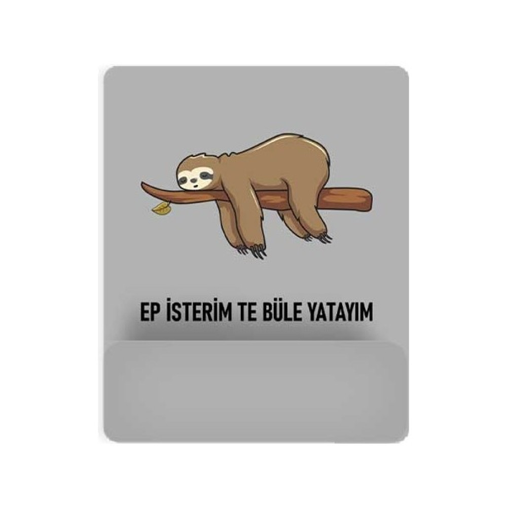 Gizeo Concept Ep Isterim Te Büle Yatayım Desenli Bilek Destekli Mouse Pad - Renkli Mouse Pad Fiyatı