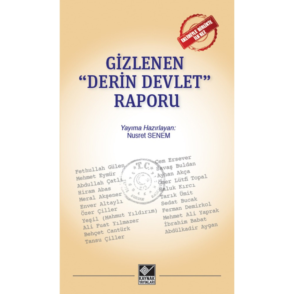 Gizlenen Derin Devlet Raporu - Nusret Senem Güncel - Genel Konular Fiyatı