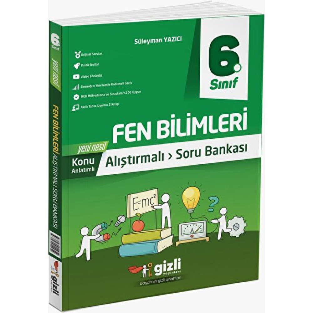 Gizli Yayınları 6. Sınıf Fen Bilimleri Konu Anlatımlı Alıştırmalı Soru Bankası Tüm Dersler Fiyatı