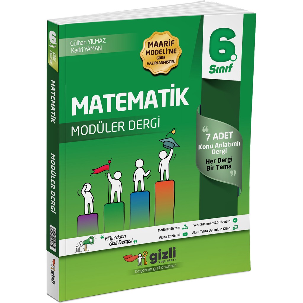 Gizli Yayınları 6. Sınıf Matematik Müfredatın Gizli Dergisi Tekil Ürün 352 Sayfa Basılı Kitap Diğer Fiyatı