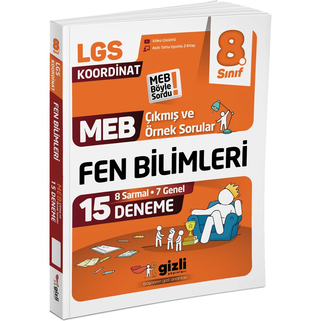 Gizli Yayınları Lgs Meb Çıkmış ve Örnek Sorular Fen Bilimleri 15'li Deneme-Meb Böyle Sordu Diğer Fiyatı