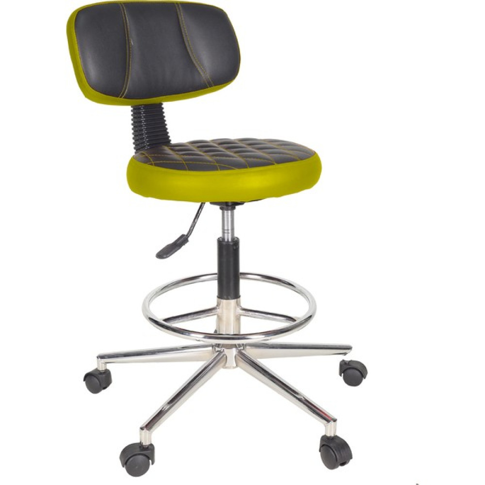 Gizmo Ofis Büro Döner Tekerlekli Çalışma Kasiyer Hekim Ayarli Tabure Sandalyesi B1000 Sarı Ofis Koltukları Fiyatı