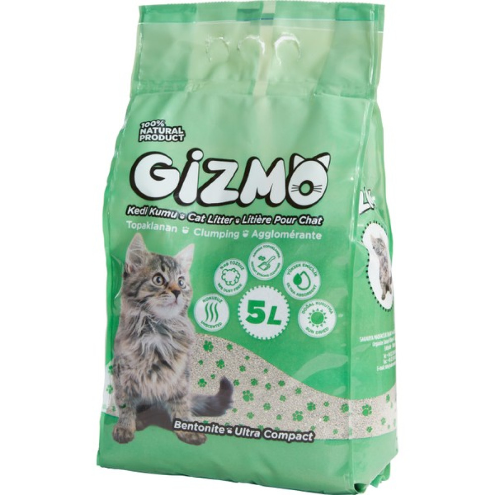 Gizmo Topaklanan Compact Kedi Kumu 5 Lt Evcil Hayvan Ürünleri Fiyatı