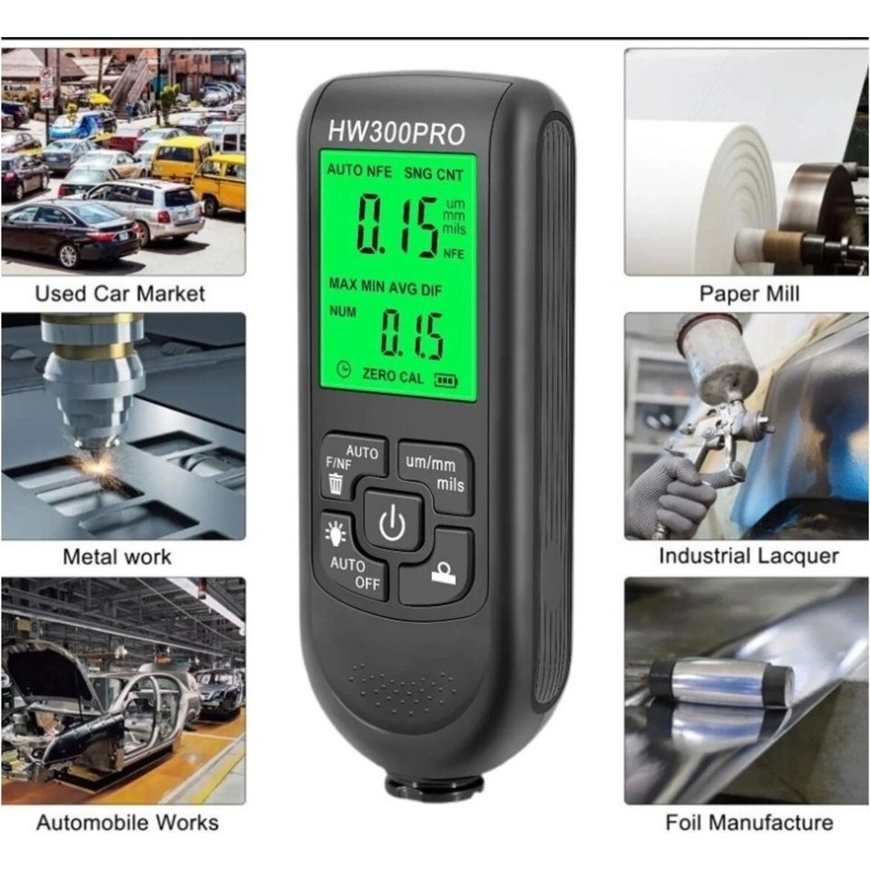 Gjob HW-300PRO Byd Için Araba Boya Test Cihazı Pil Hariçdir Diğer Fiyatı
