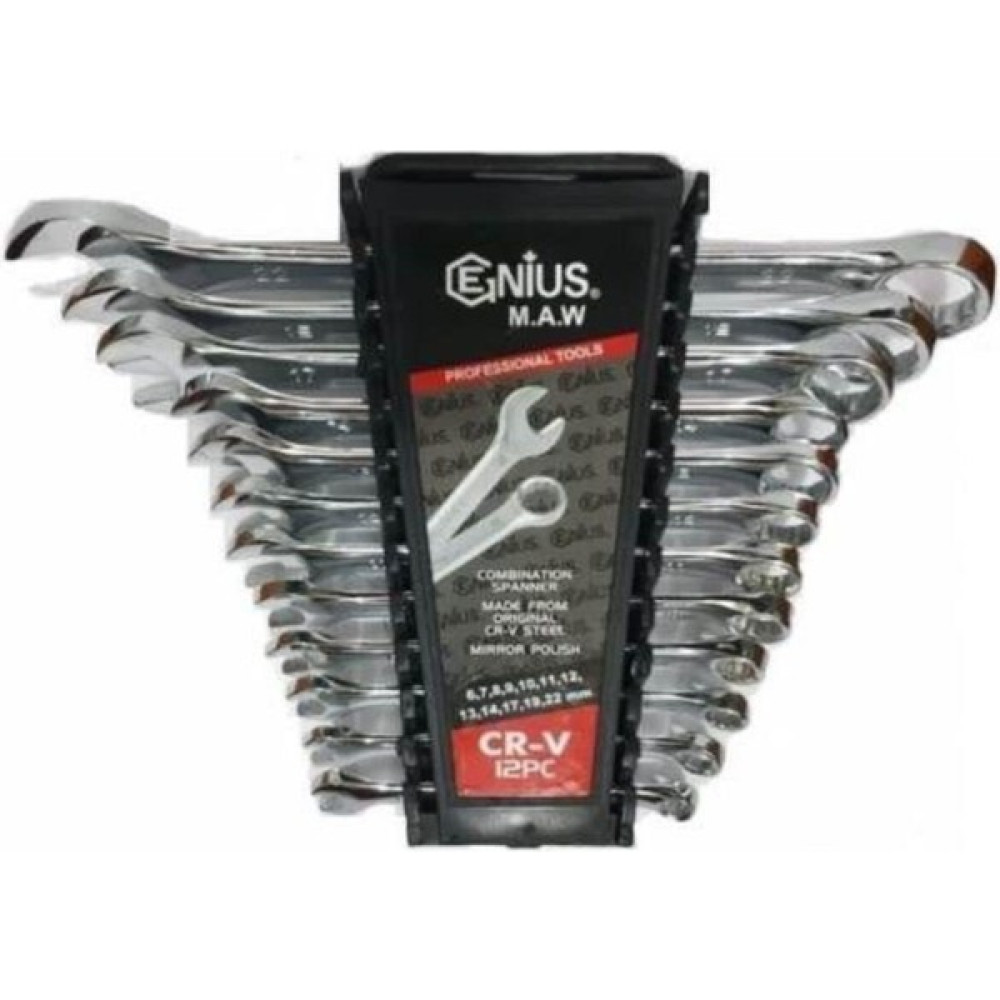 Gk Tools Genius 12 Parça Kombine Anahtar Takımı 12 Li Açık Ağız-Yıldız Anahtar 6X22 mm 12 Parça Kombine Oto Boyaları Fiyatı
